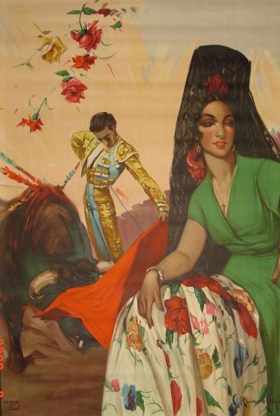 ¡Voy con mi mantilla a los toros!