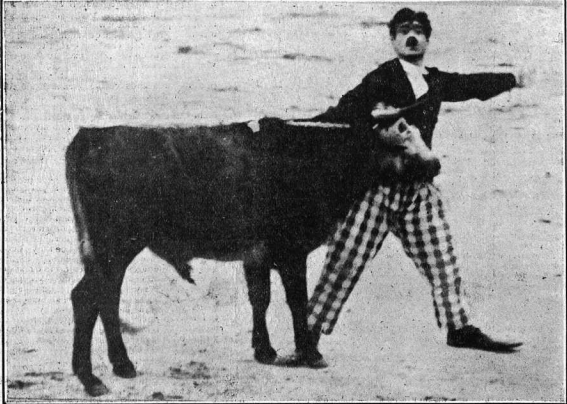 1917:Marino Charlot en la Plaza de Vistalegre
