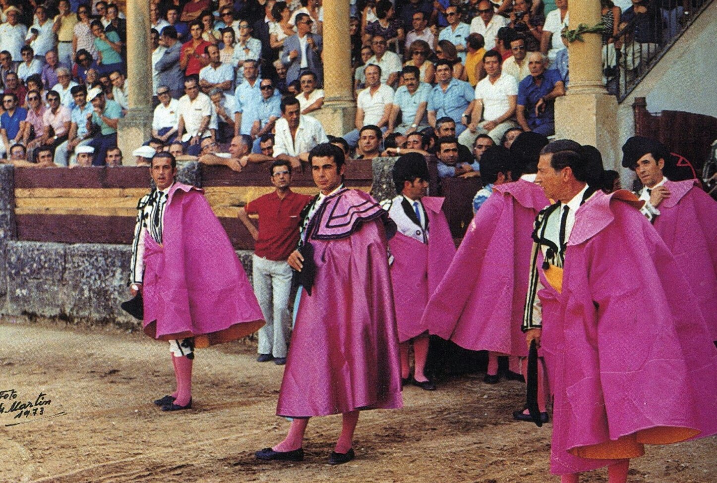 Ordóñez, Paquirri y Antonio Bienvenida en una Goyesca de Ronda