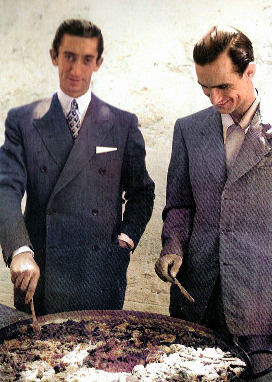 Arruza y Manolete:historia de una paella