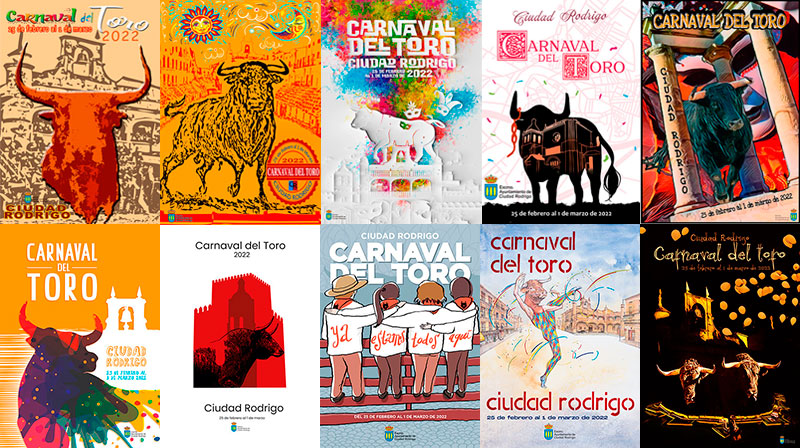 Los carteles del Carnaval del Toro de Ciudad Rodrigo, oficiales
