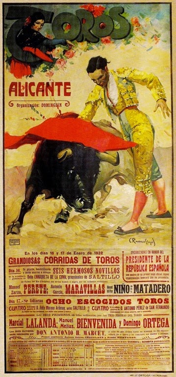 1932:corridas invernales en Alicante