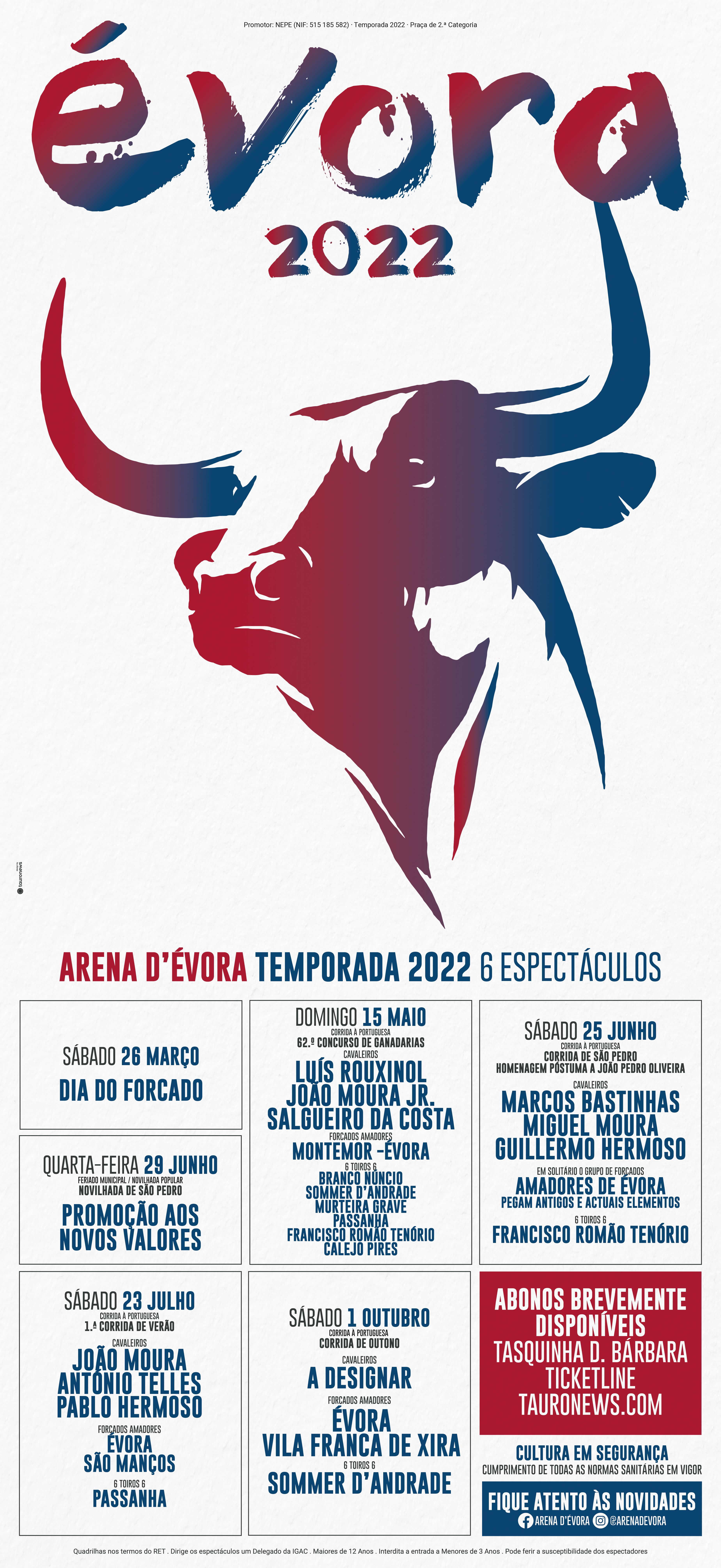 Évora abre las taquillas