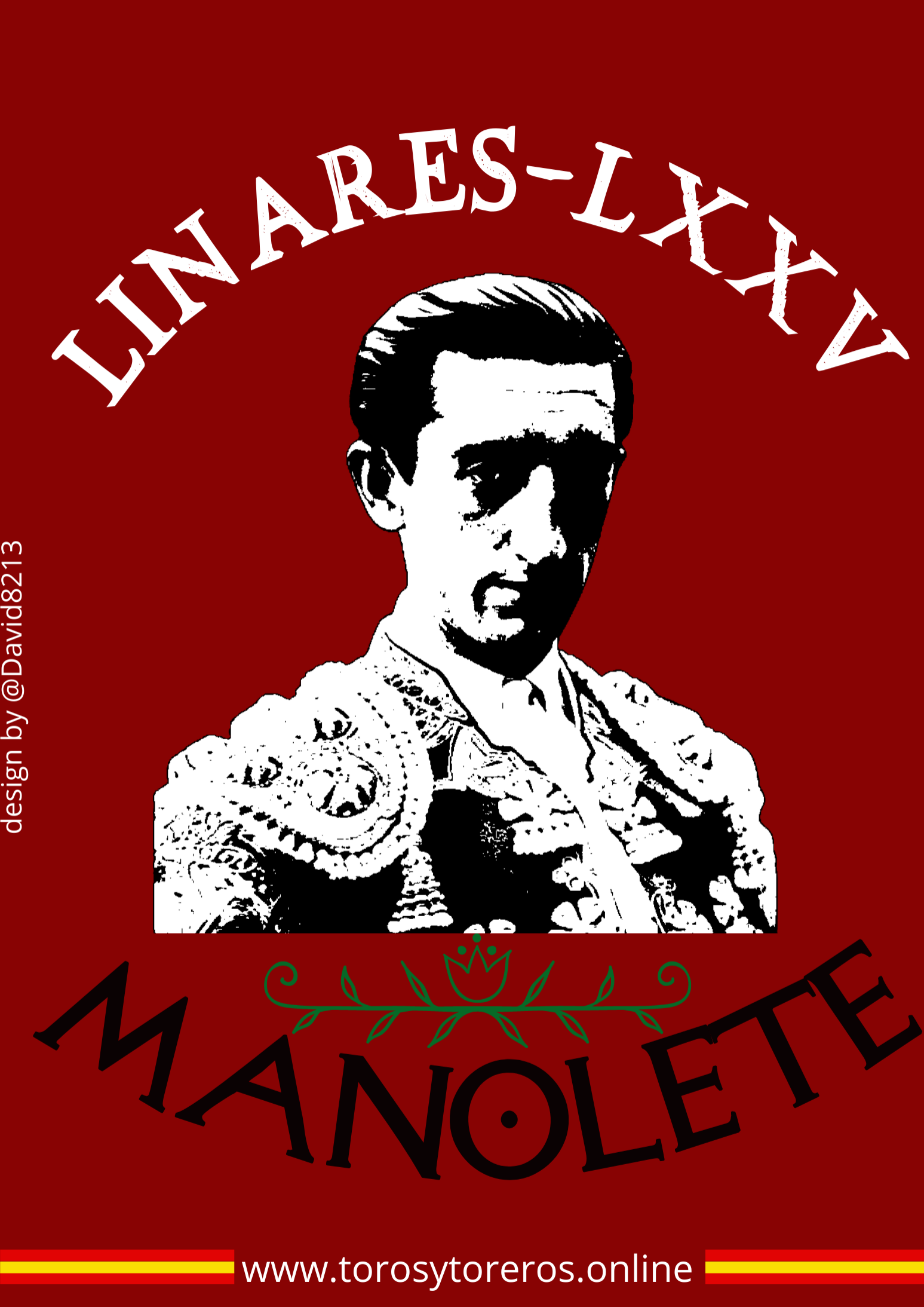 Cartel de Toros y Toreros web para conmemorar el 75 aniversario de la muerte de Manolete