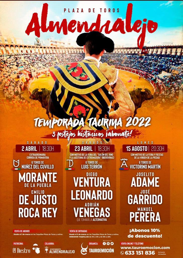 Almendralejo ya tiene carteles para su temporada