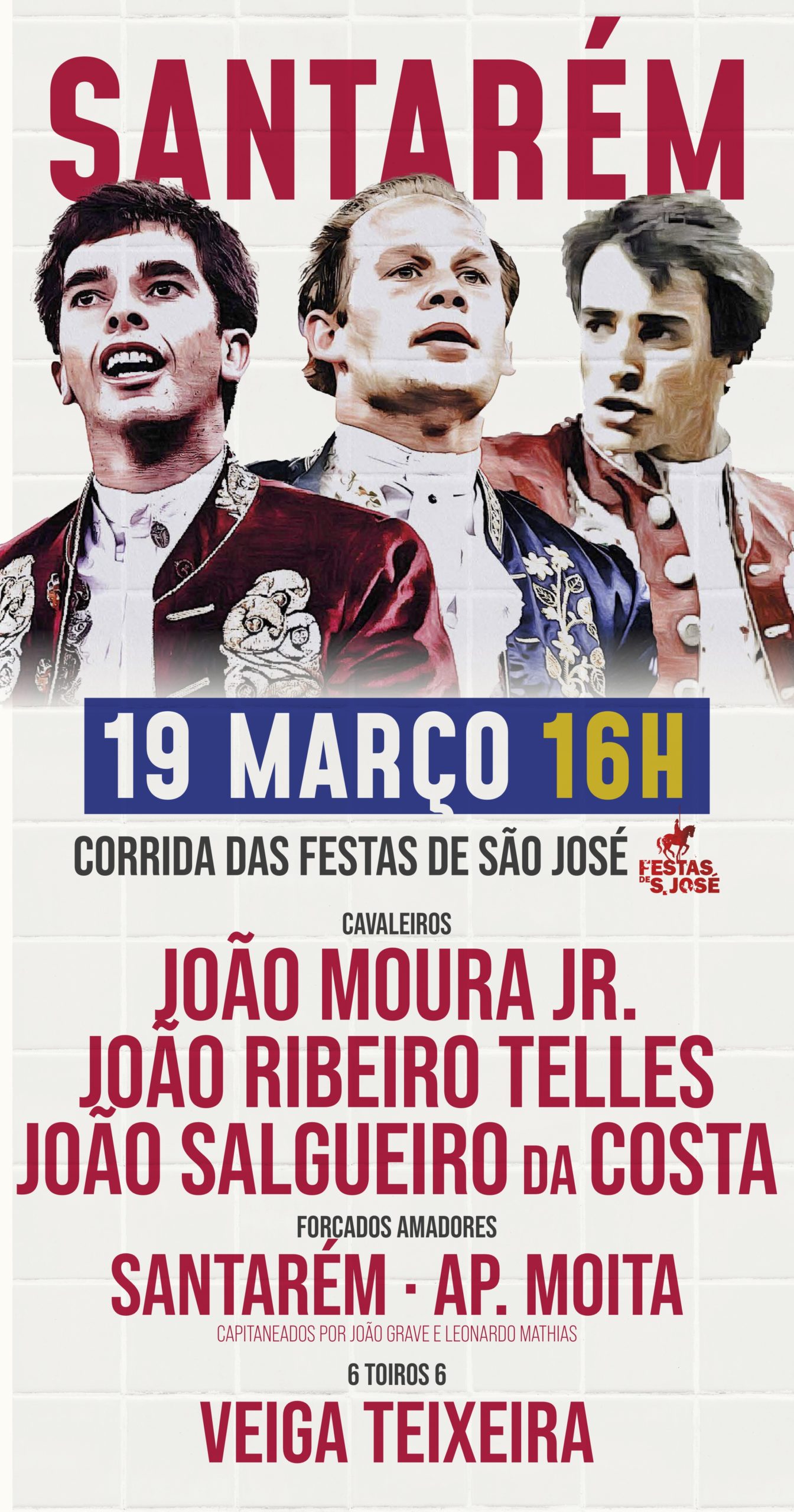 Santarém 19 de marzo:Moura,Telles y Salgueiro da Costa