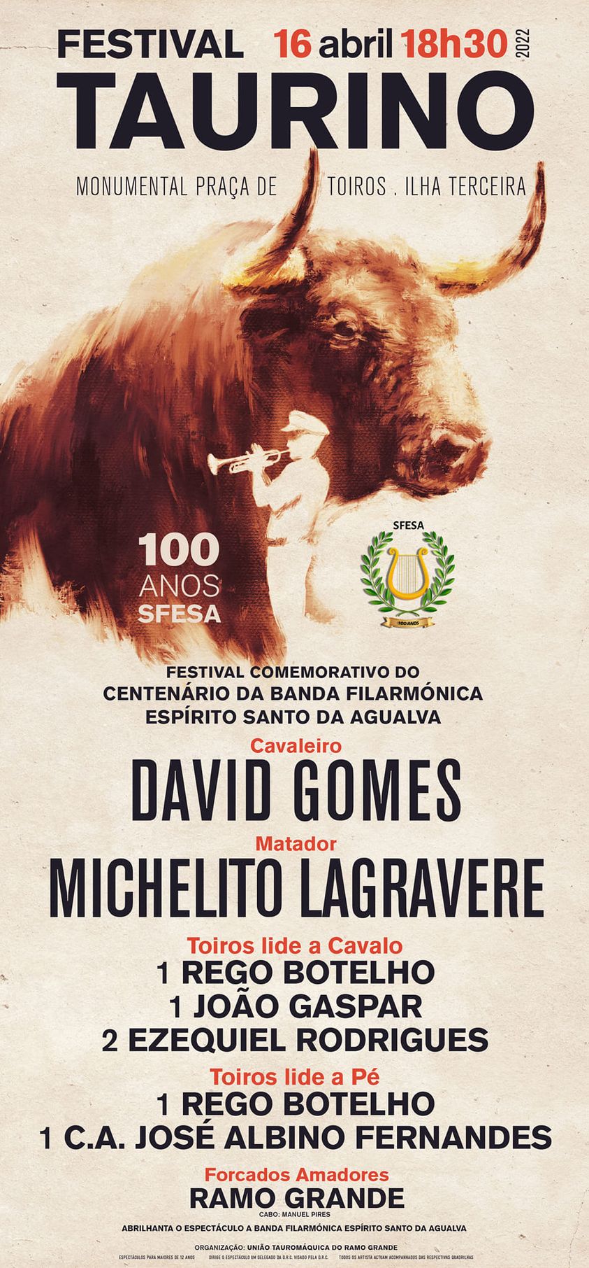 ILHA TERCEIRA16 de Abril:Grandioso Festival Taurino