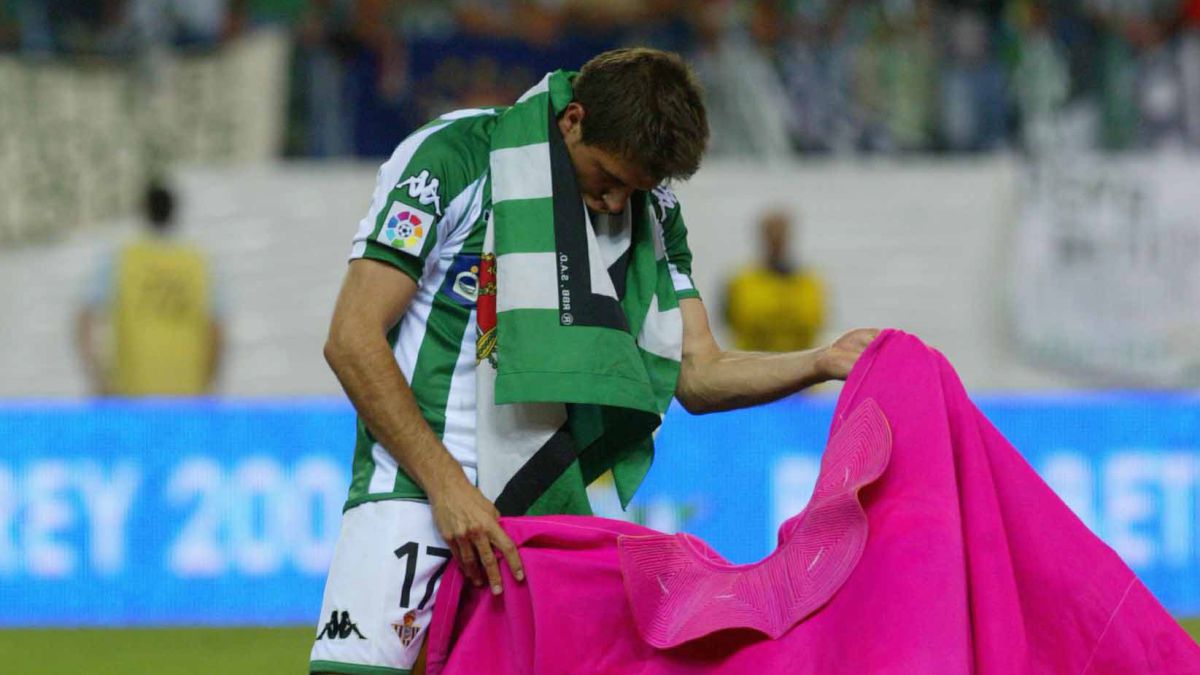 La torera celebración de Joaquín en la Copa del Rey