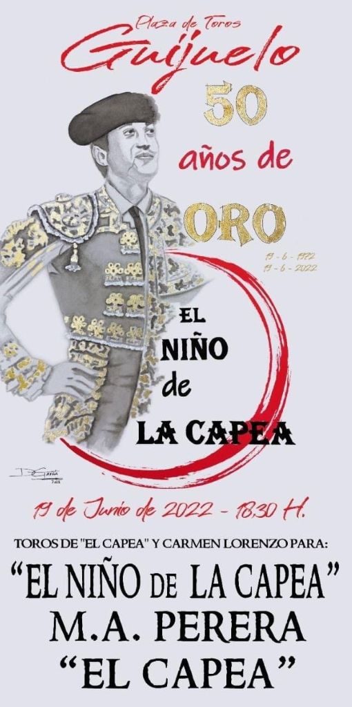 Presentado el cartel del 50º aniversario de alternativa de «El Niño de la Capea»