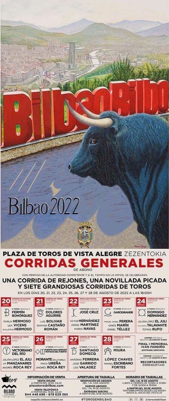 BILBAO: Urdiales, Chacón y Leal incomprensiblemente fuera de la feria