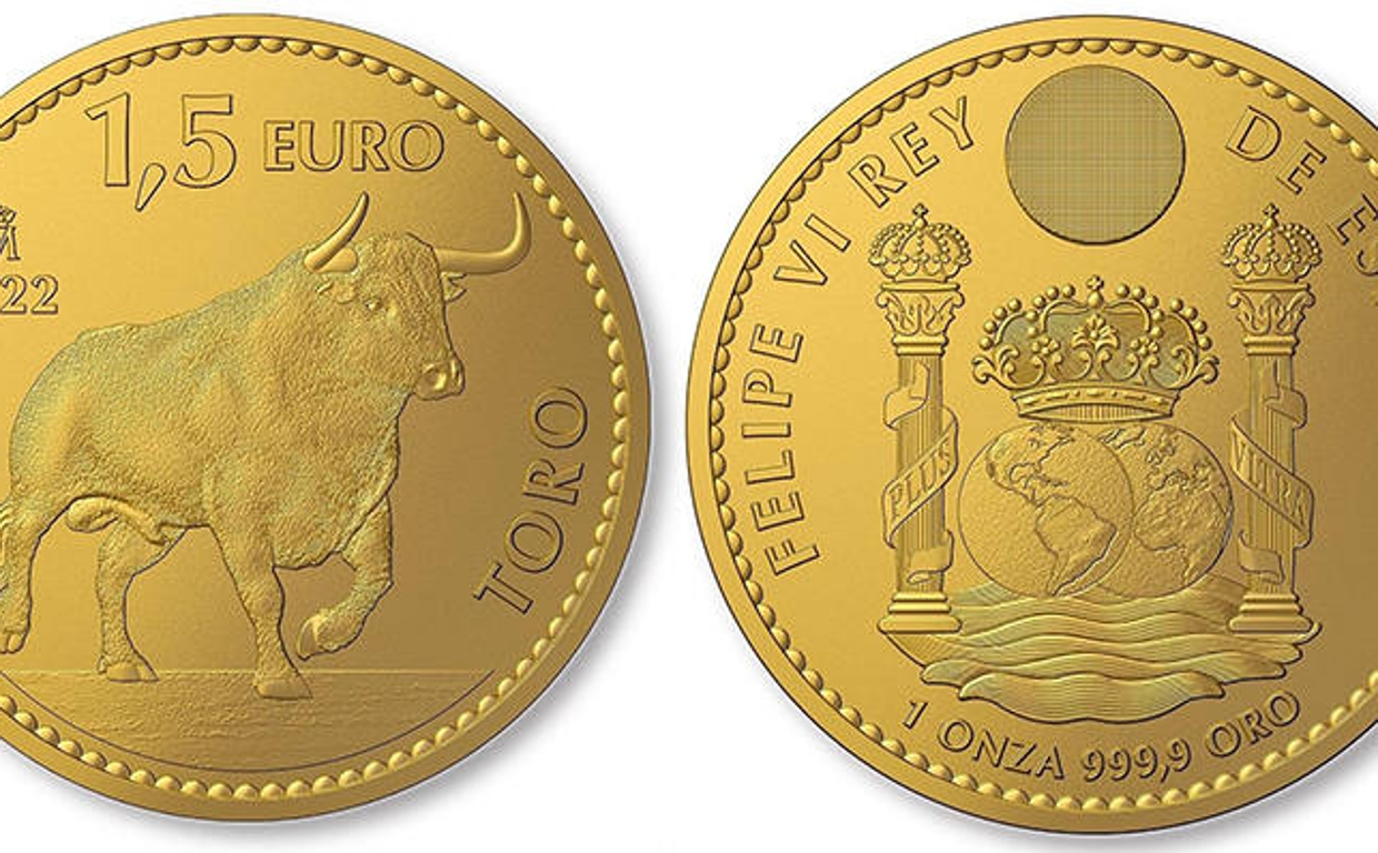 TORO, la nueva moneda de oro que comercializará el Banco de España