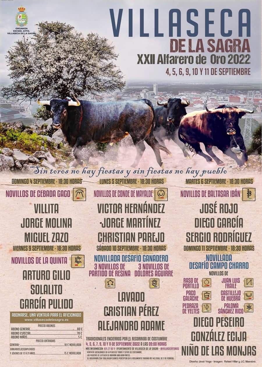 VILLASECA DE LA SAGRA:XXII ALFARERO DE ORO 2022