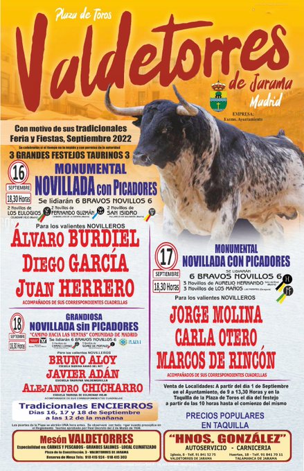 Feria taurina de Valdetorres del Jarama