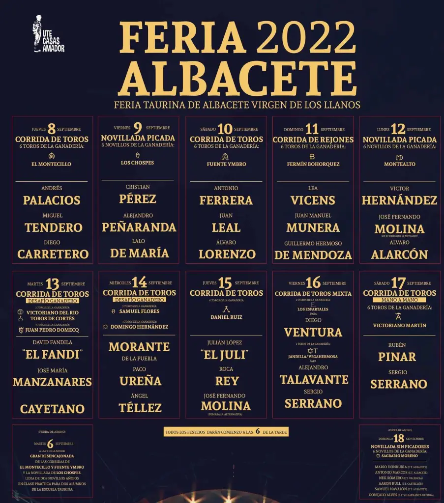 La Plaza de Toros de Albacete lista para la Feria 2022.