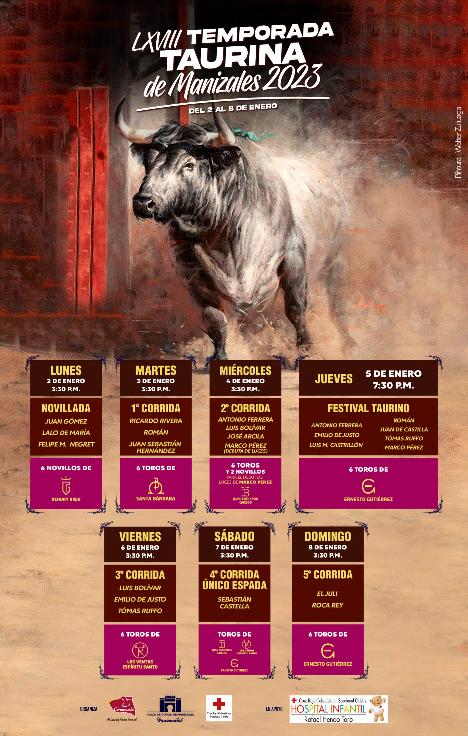68 Temporada Taurina de Manizales 2023