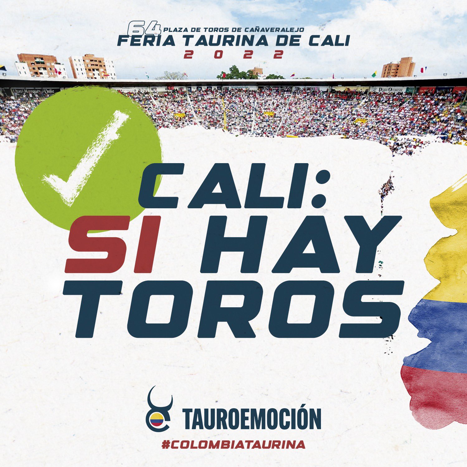 Si, en #Cali hay feria taurina del 25 al 30 de diciembre @Tauroemocion_Co