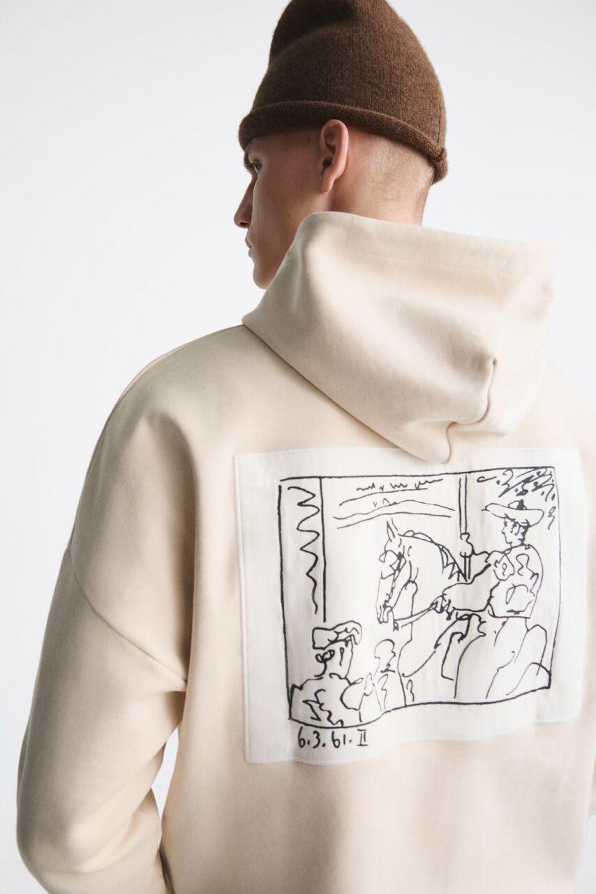 Zara rinde homenaje a Picasso con una sudadera taurina