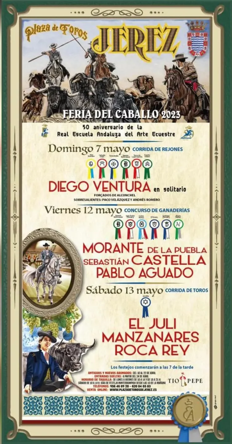 Morante y Ventura, ejes de una Feria de Jerez 2023 repleta de figuras.