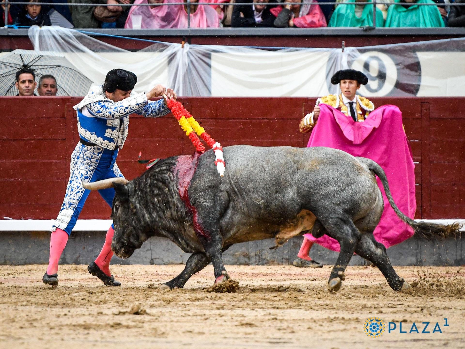 Antonio Chacón con los palos