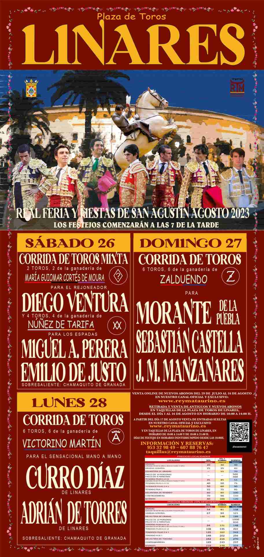 Carteles – Feria Taurina de Linares 2023.