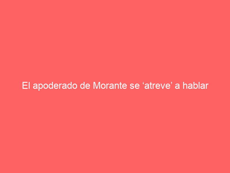 El apoderado de Morante se ‘atreve’ a hablar de su futuro y adelanta una noticia nada halagüeña: «Las molestias persisten»