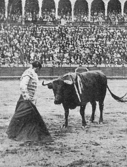 Belmonte se desplanta ante Rabicano,de Miura, en la Feria de abril del año 1914