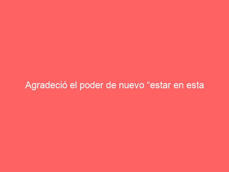 Agradeció el poder de nuevo “estar en esta tierra de gloria, de toros y pasión” afirma Pablo Hermoso de Mendoza