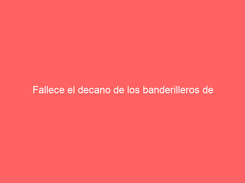 Fallece el decano de los banderilleros de Albacete, Domingo Tormo