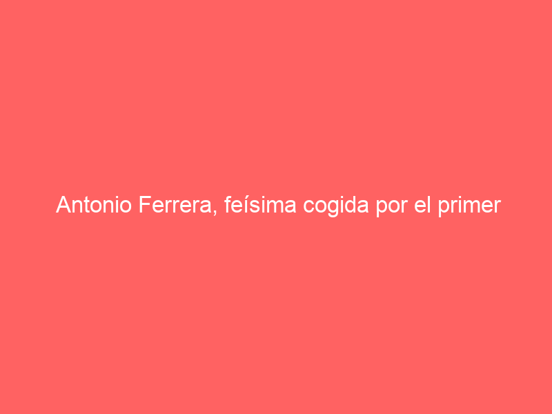 Antonio Ferrera, feísima cogida por el primer toro en Lima