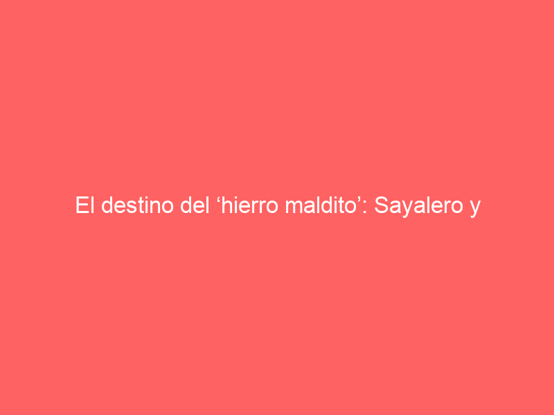 El destino del ‘hierro maldito’: Sayalero y Bandrés ya no tiene toros