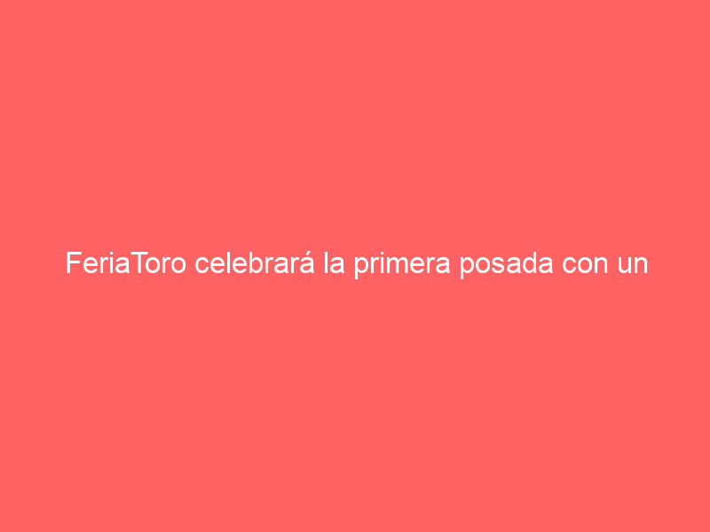 FeriaToro celebrará la primera posada con un cartel para apoyar a la juventud torera