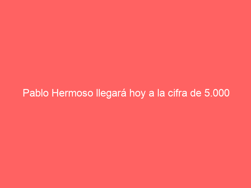 Pablo Hermoso llegará hoy a la cifra de 5.000 toros lidiados