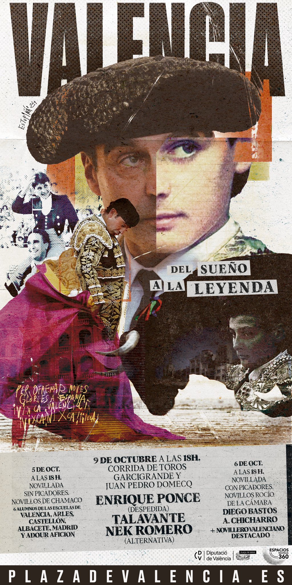 9 de octubre:cartel de la Festividad de la 𝗖𝗼𝗺𝘂𝗻𝗶𝗱𝗮𝗱 𝗩𝗮𝗹𝗲𝗻𝗰𝗶𝗮𝗻𝗮