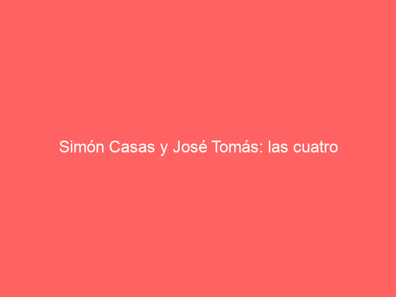 Simón Casas y José Tomás: las cuatro ‘pistas’ que ha dado el productor y que esperanzan para 2024