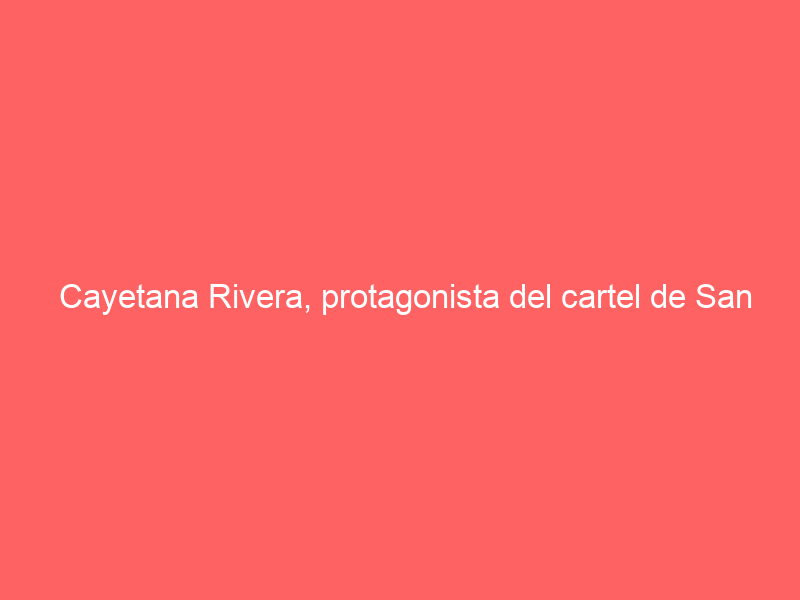 Cayetana Rivera, protagonista del cartel de San Isidro 2024