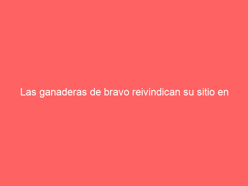 Las ganaderas de bravo reivindican su sitio en las Jornadas Taurinas de Villaseca
