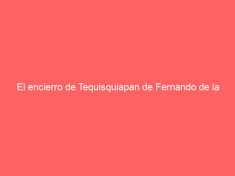El encierro de Tequisquiapan de Fernando de la Mora promedió en la báscula 535 kilos para la corrida mixta de rejones sanmarqueña