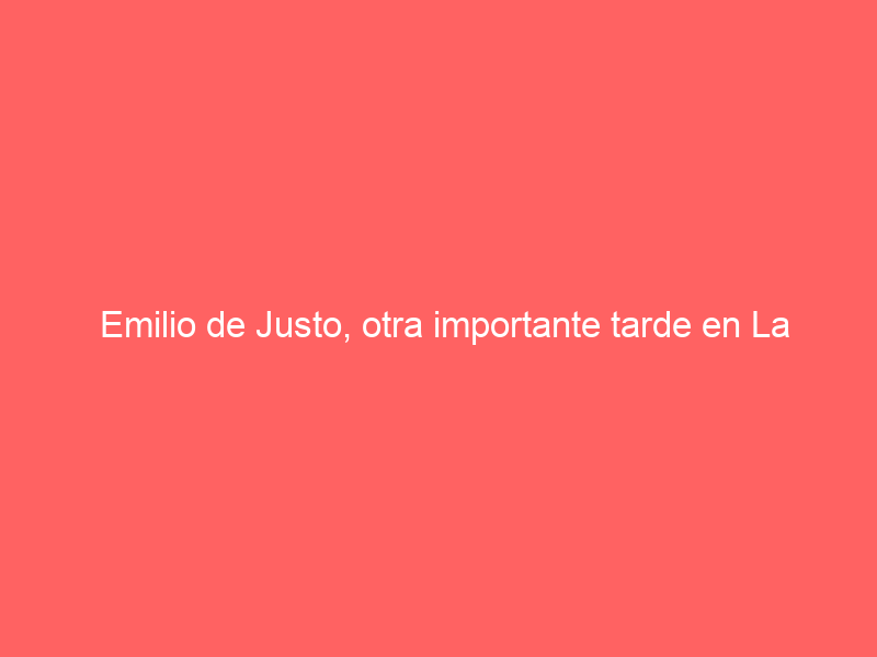 Emilio de Justo, otra importante tarde en La Maestranza