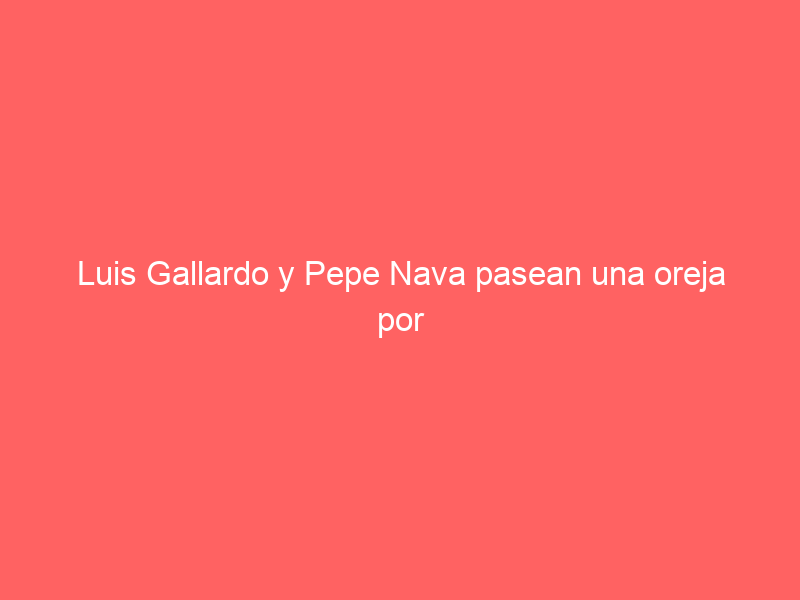 Luis Gallardo y Pepe Nava pasean una oreja por coleta en Pachuca