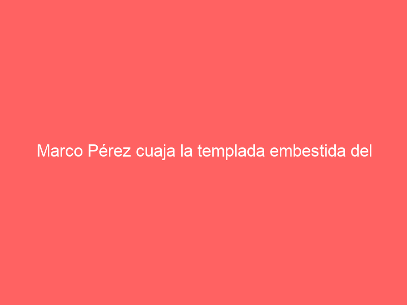 Marco Pérez cuaja la templada embestida del segundo de Domingo Hernández y lo desoreja