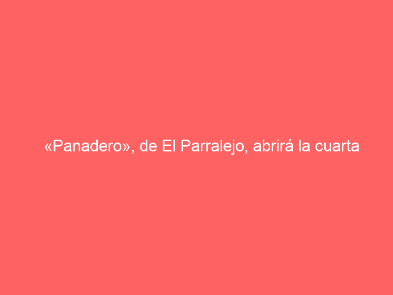 «Panadero», de El Parralejo, abrirá la cuarta de abono en La Maestranza