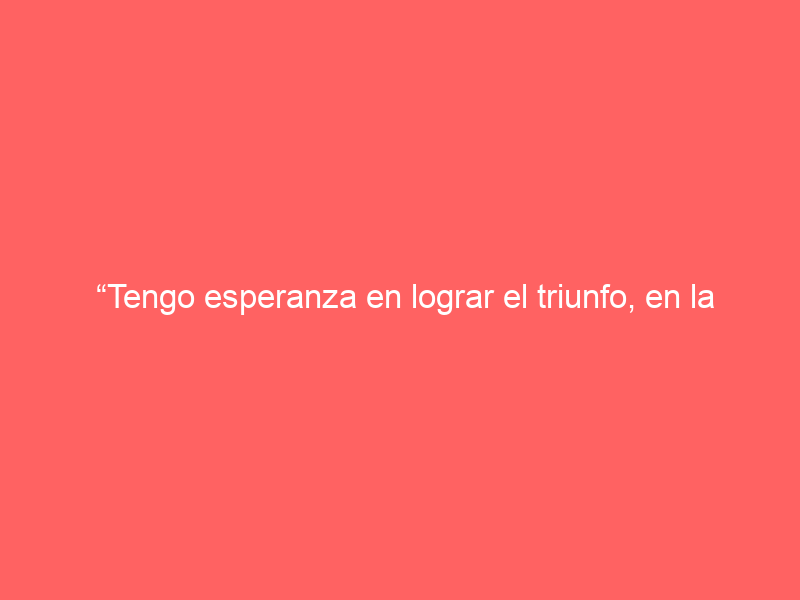 “Tengo esperanza en lograr el triunfo, en la ‘San Marcos’” afirma el novillero Tomás Alejandro