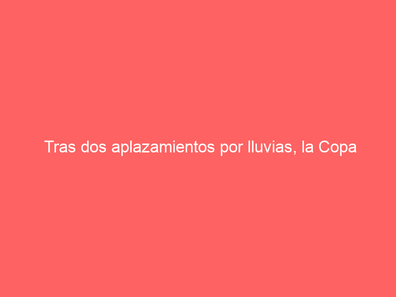Tras dos aplazamientos por lluvias, la Copa Chenel llega a Villarejo de Salvanés