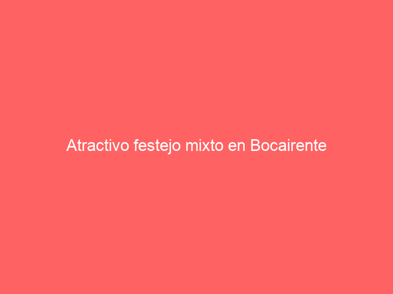 Atractivo festejo mixto en Bocairente