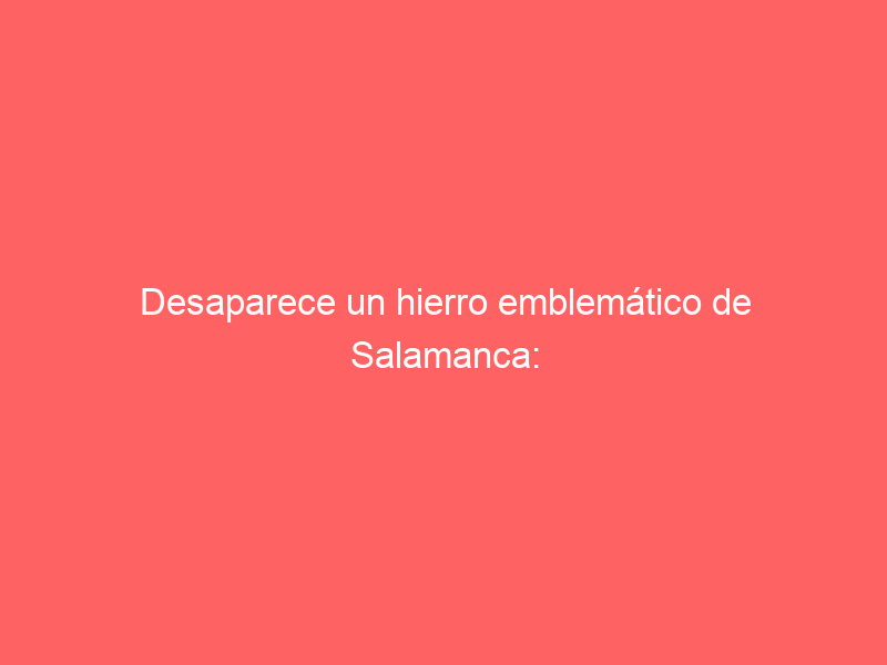 Desaparece un hierro emblemático de Salamanca: adiós a Gómez de Morales, ganadería que nació con ‘puro’ Vellosino y Garcigrande