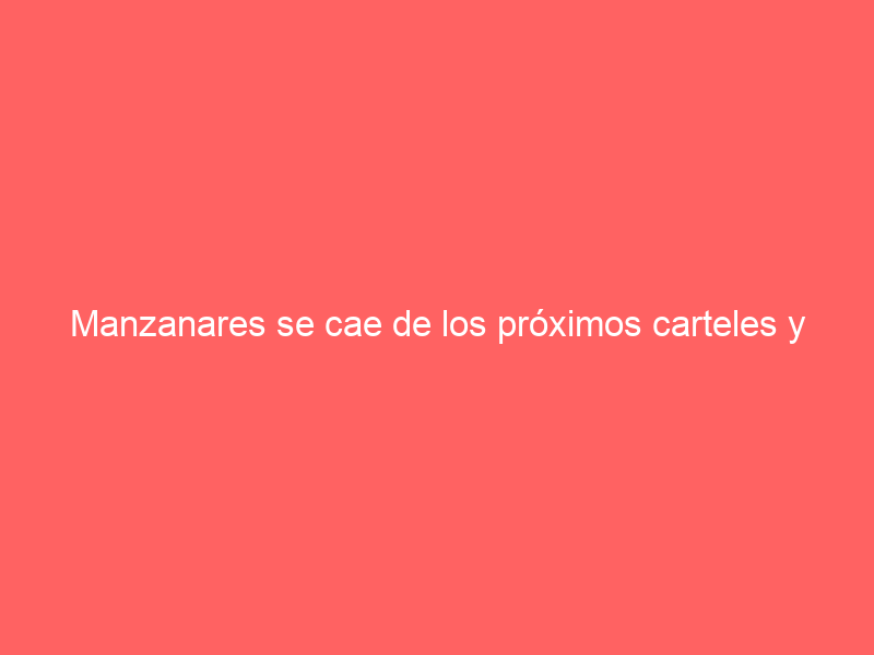 Manzanares se cae de los próximos carteles y David Galván lo sustituirá en Las Ventas