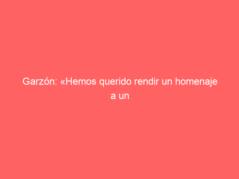 Garzón: «Hemos querido rendir un homenaje a un figurón del toreo como Paquirri en el 40 aniversario de su muerte»