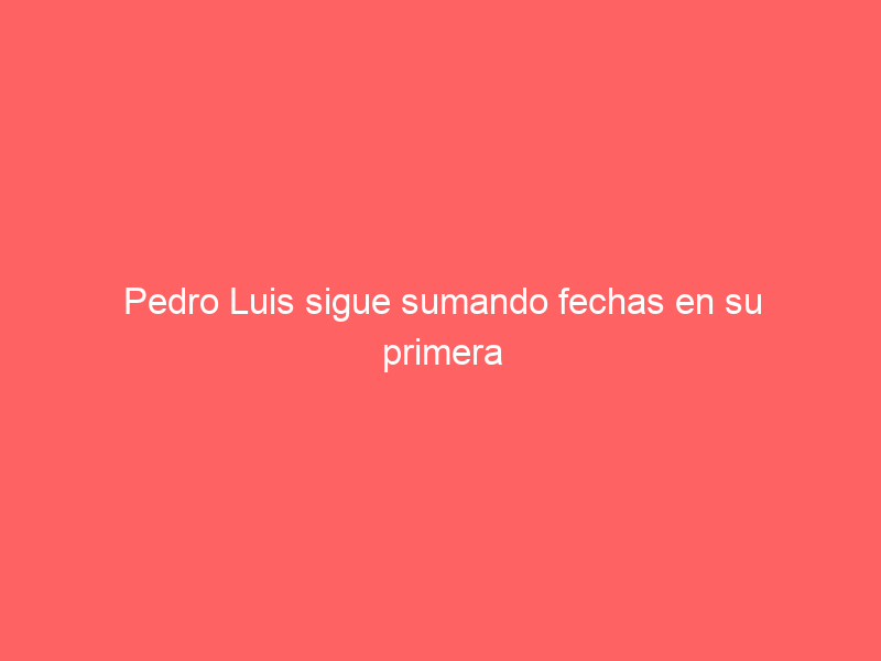 Pedro Luis sigue sumando fechas en su primera temporada taurina en Europa