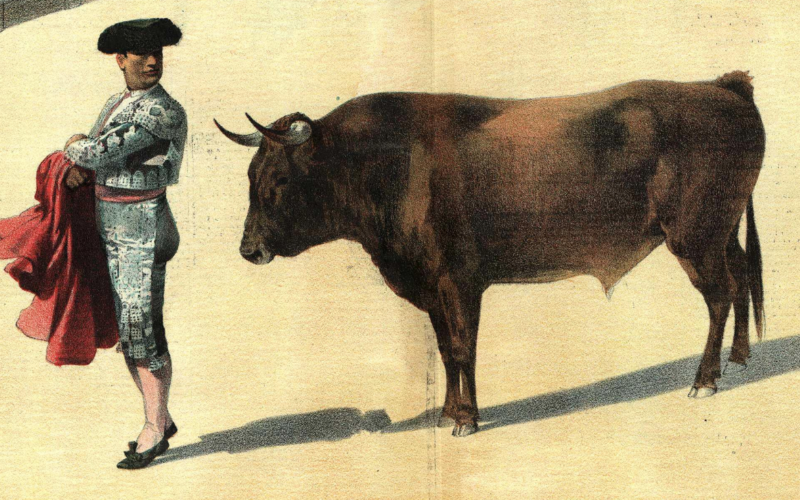 Tauromaquia añeja:»en la misma cara»