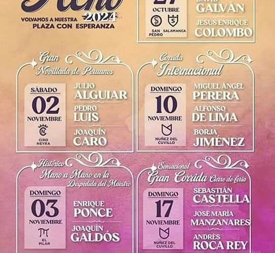 CARTEL FERIA DEL SEÑOR DE LOS MILAGROS – ACHO